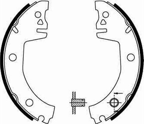 Тормозные колодки TRW. Артикул GS8300