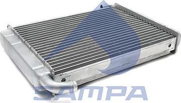 Радиатор отопителя (печки) Sampa для Scania 3 1987-1996. Артикул 042.446