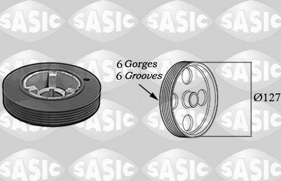 Шкив коленвала Sasic. Артикул 5150H60