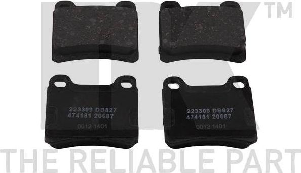 Тормозные колодки NK. Артикул 223309