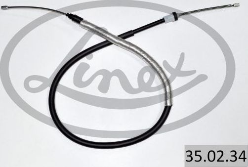 Трос ручника (тросик ручного тормоза) Linex передний левый для Renault Twingo II 2007-2014. Артикул 35.02.34