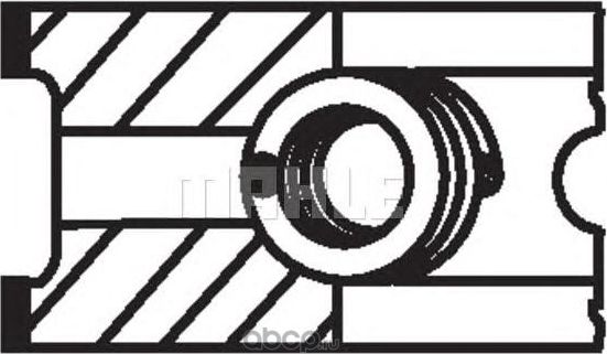 Кольца поршневые (комплект на 1 цилиндр) BMW mot.M20 /D=80mm STD KNECHT/MAHLE 08176N0 (Mahle/Knecht). Артикул 08176N0