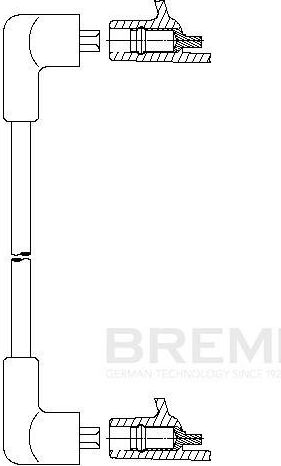 Высоковольтные провода (провода зажигания) Bremi. Артикул 820/66