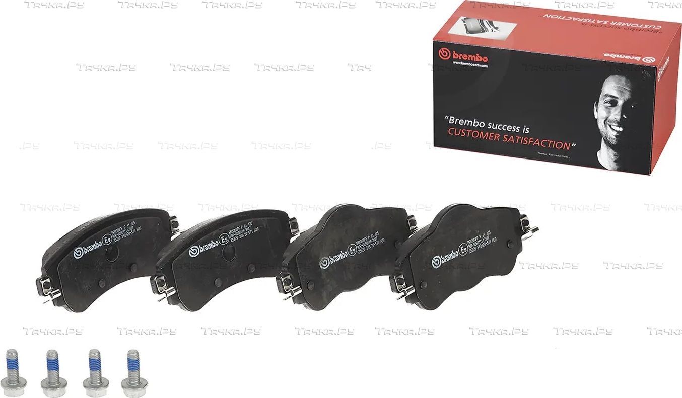 Тормозные колодки Brembo передние для Citroen DS4 2011-2015. Артикул P 61 105
