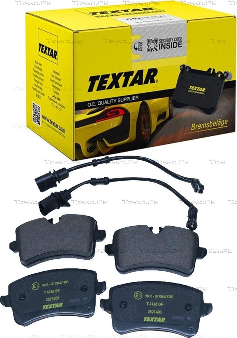 Тормозные колодки Textar Q+ задние для Audi A6 allroad III (C7) 2012-2018. Артикул 2521403