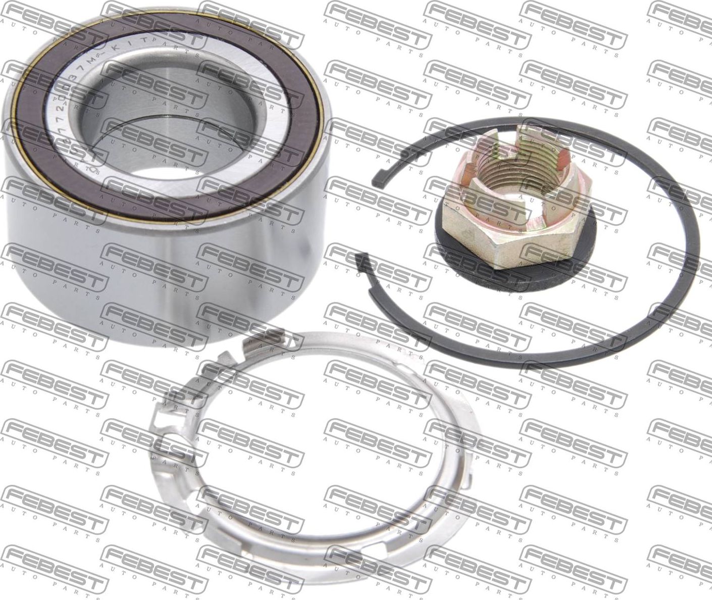 Ступичный подшипник (комплект) Febest. Артикул DAC37720037M-KIT