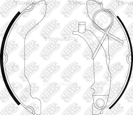 Тормозные колодки NiBK. Артикул FN0555