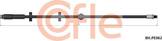 Тормозной шланг Cofle передний для Peugeot 607 I 2000-2011. Артикул 92.BH.PE062