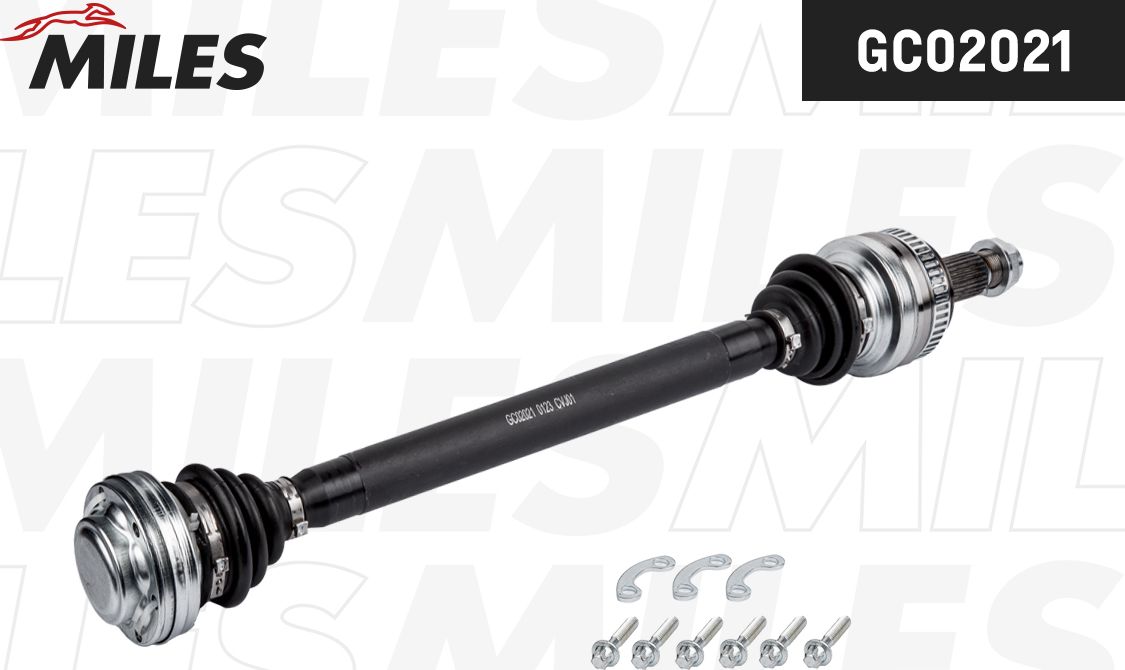 Полуось (привод в сборе, приводной вал) Miles. Артикул GC02021