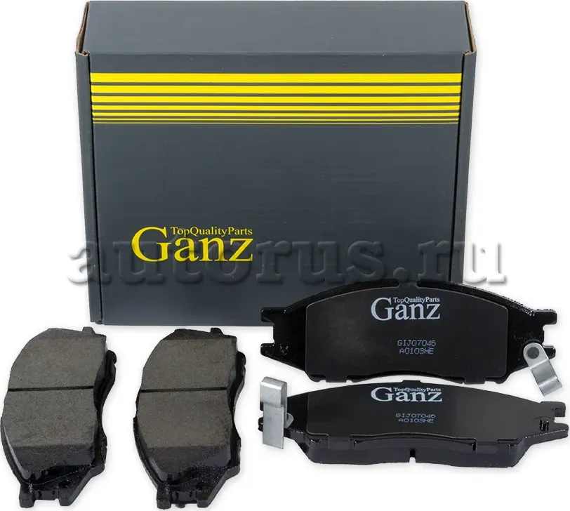 Колодки торм.пер. (Ganz). Артикул GIJ07046