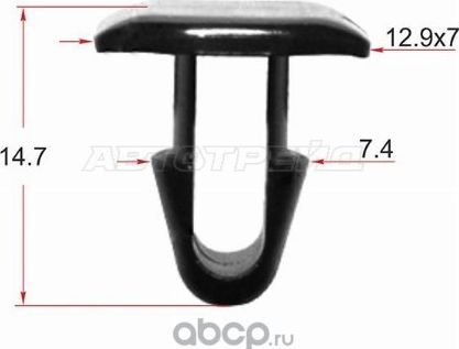 Клипса крепежная SAT ST-KJ-335 10штук SAT. Артикул STKJ335