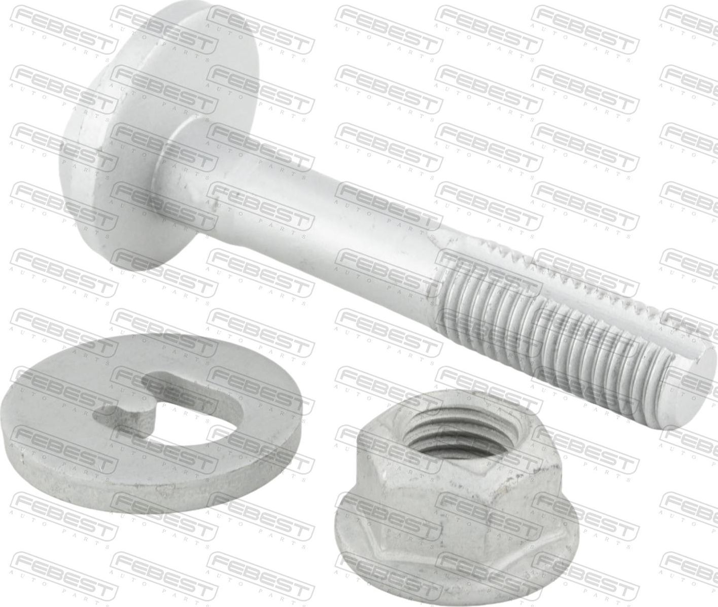 БОЛТ С ЭКСЦЕНТРИКОМ РЕМКОМПЛЕКТ Febest. Артикул 1629-166-KIT