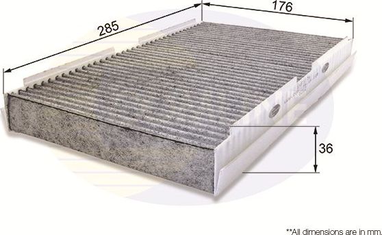 Салонный фильтр Comline. Артикул EKF117A
