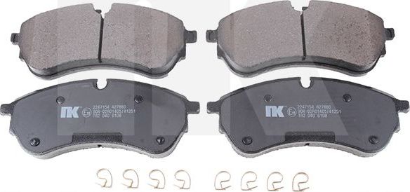 Тормозные колодки NK. Артикул 2247154