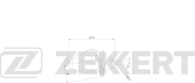 Тормозной суппорт Zekkert (алюминий). Артикул BS-8324