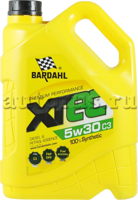 Моторное масло XTEC 5W30 ACEA C3 син. (5л)  (Bardahl). Артикул 36303