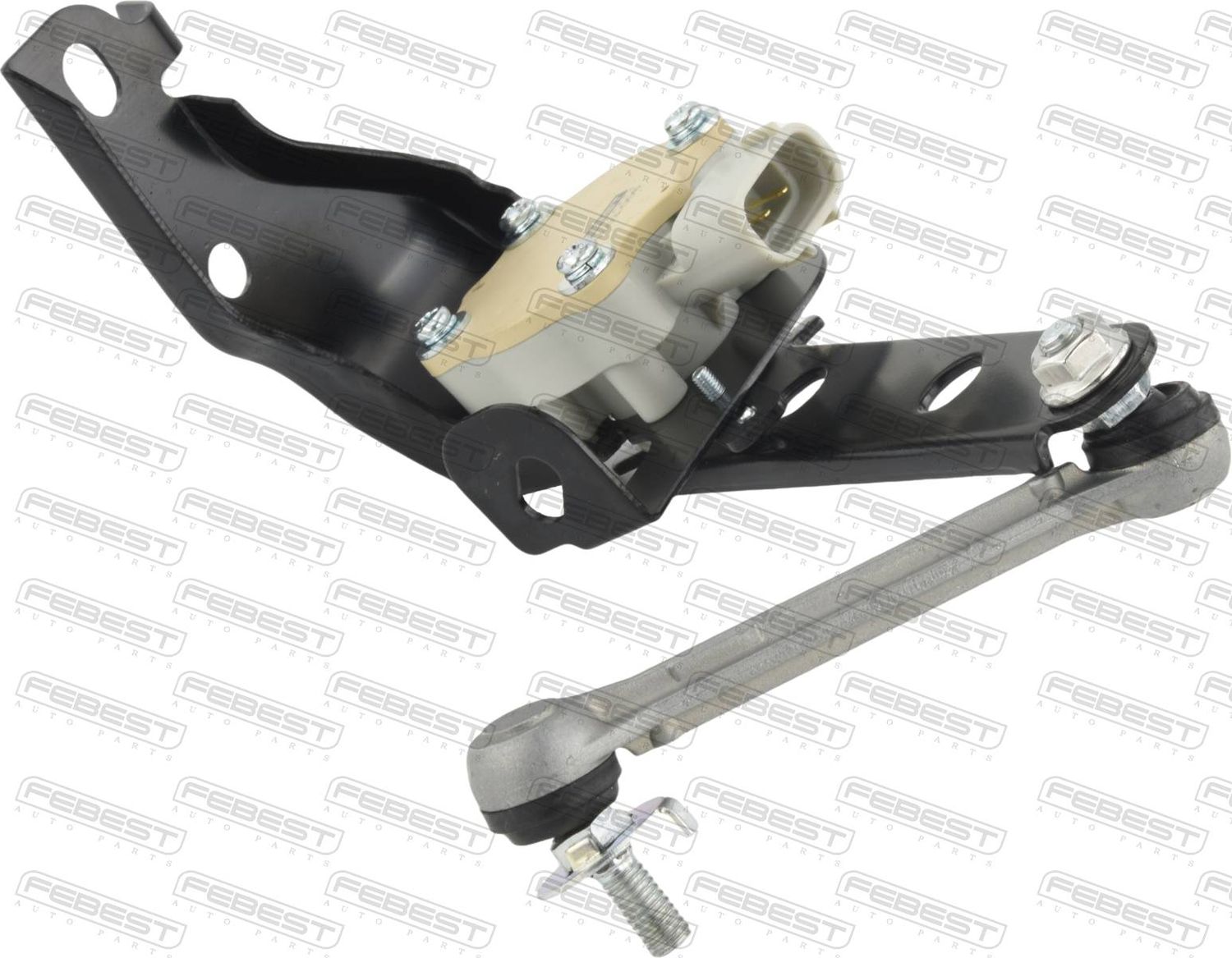 ДАТЧИК ПОЛОЖЕНИЯ КУЗОВА ЗАДНИЙ (С ТЯГОЙ) Febest. Артикул 01603-006