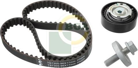 Ремень ГРМ с роликами (комплект) BGA. Артикул TB7312K