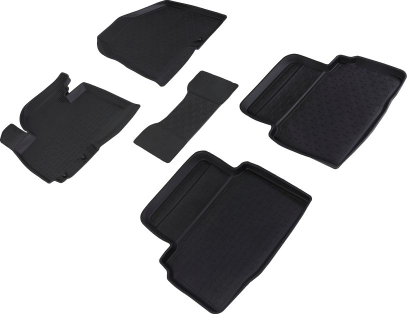Коврики резиновые Seintex с высоким бортиком для салона Hyundai ix35 I 2010-2015. Артикул 71745