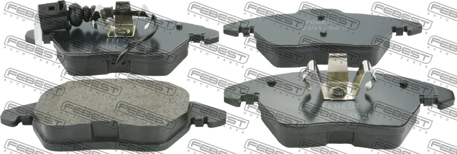 Тормозные колодки Febest. Артикул 2301-362F