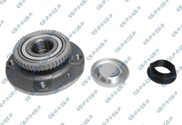 Ступица колеса с интегрированным подшипником (в сборе) GSP передняя левая для Citroen Xantia I 1993-2003. Артикул 9232007K