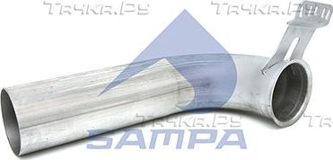 Глушитель Sampa задний для Scania R 2004-2015. Артикул 041.223