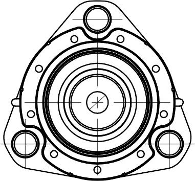 Опора амортизатора (стойки) Trialli. Артикул SA 1056