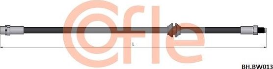 Тормозной шланг Cofle. Артикул 92.BH.BW013