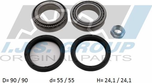 Ступичный подшипник (комплект) IJS Group. Артикул 10-1210