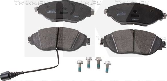 Тормозные колодки NK передние для Skoda Octavia A8 2020-2026. Артикул 2247111