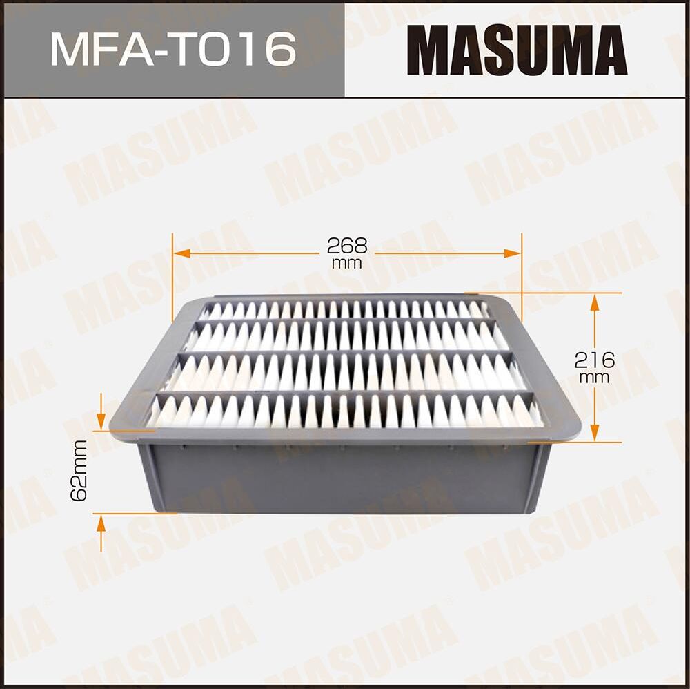 Воздушный фильтр Masuma. Артикул MFA-T016