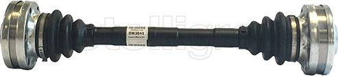 Полуось (привод в сборе, приводной вал) Metelli передняя для BMW 5 III (E34) 1988-1996. Артикул 17-0213