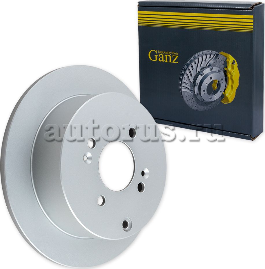 Диск тормозной задний с покрытием (Ganz). Артикул GIJ06098