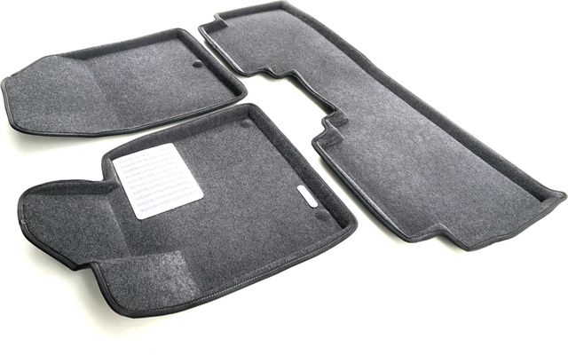 Коврики текстильные Euromat 3D Lux для салона Kia Sorento Prime III 2015-2026 Темно-серые. Артикул EM3D-002925G