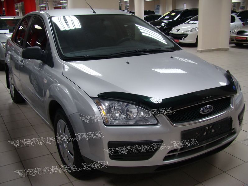 Дефлектор V-Star для капота Ford Focus II xэтчбек 2004-2008. Артикул H2001