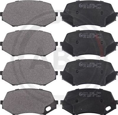 Тормозные колодки ABS передние/задние для Mitsubishi Canter VII (FB7, FB8, FE7, FE8) 2001-2010. Артикул 37771