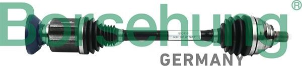 Полуось (привод в сборе, приводной вал) Borsehung передняя правая для Audi Q3 I (8U) 2011-2018. Артикул B18380