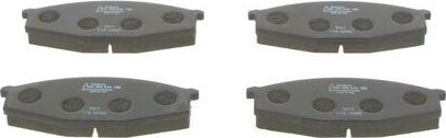 Тормозные колодки Bosch (Low-Metallic) передние для Nissan Urvan II (E23) 1982-1987. Артикул 0 986 468 630