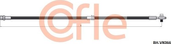 Тормозной шланг Cofle. Артикул 92.BH.VK066