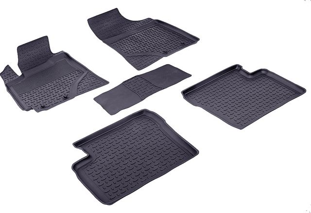 Коврики резиновые Seintex с высоким бортиком для салона Geely Emgrand EC7 2013-2016. Артикул 84940