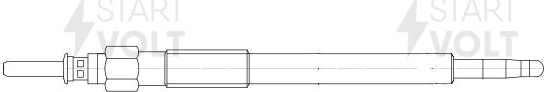 Свеча накаливания (накала) StartVOLT. Артикул GLSP 078
