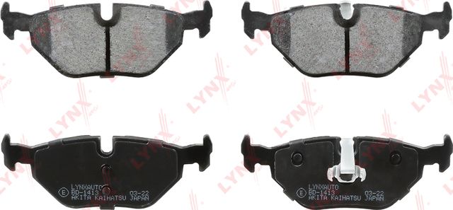 Тормозные колодки LYNXauto задние для BMW 5 IV (E39) 1995-2004. Артикул BD-1413