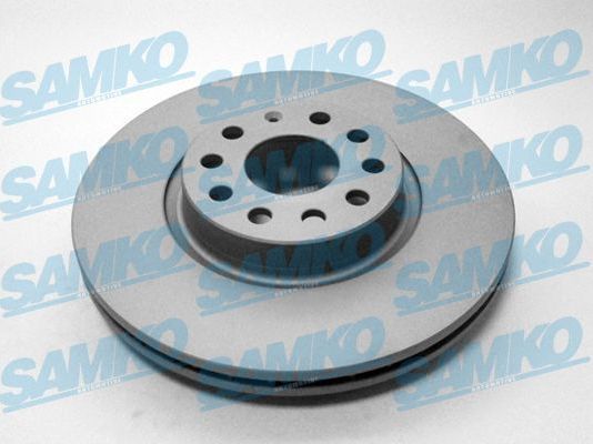 Тормозной диск Samko TOTAL COATED передний для Volkswagen Jetta VI 2011-2019. Артикул A1004VR