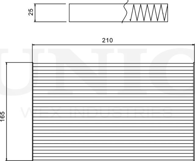 Фильтр салона (Unio). Артикул FLT-40138C