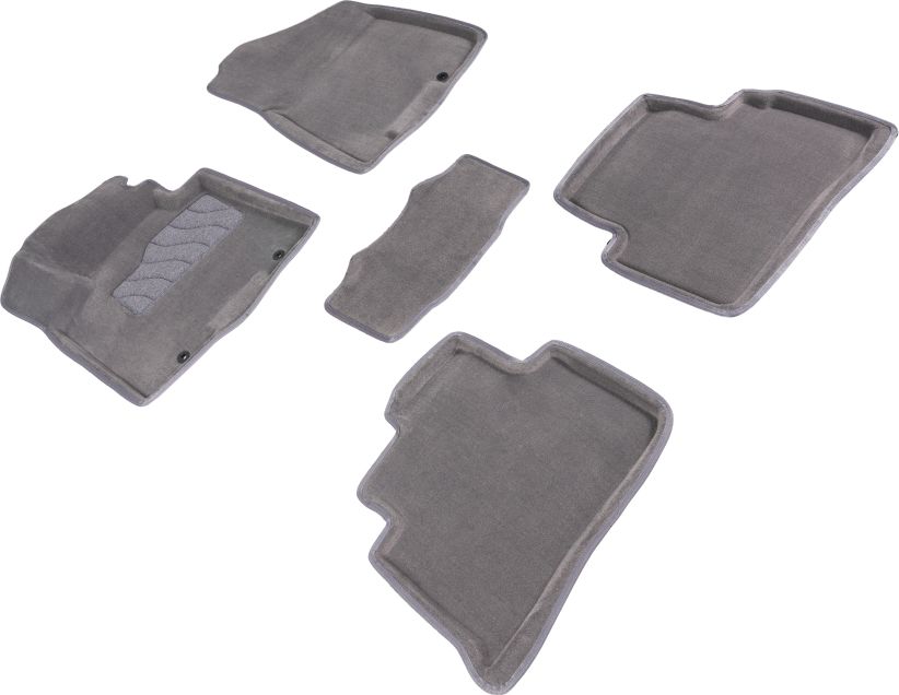 Коврики Seintex 3D ворсовые для салона Hyundai Tucson III рестайлинг 2018-2026 СЕРЫЕ. Артикул 96400