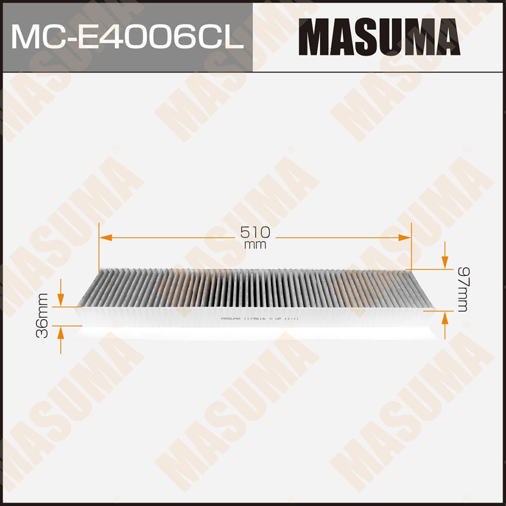 Салонный фильтр Masuma. Артикул MC-E4006CL