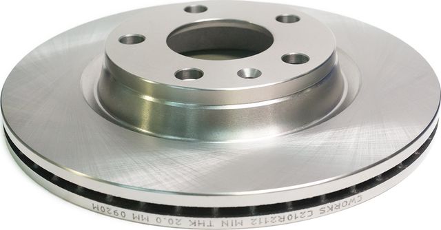Тормозной диск Cworks передний для SEAT Exeo 2008-2013. Артикул C210R2112