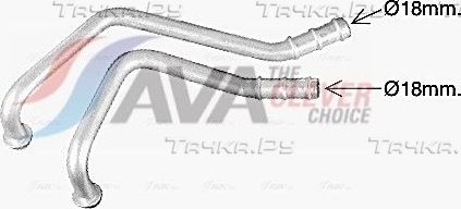Радиатор отопителя (печки) AVA для Mercedes-Benz E-Класс V (W213, S213, C238) 2016-2026. Артикул MS6780
