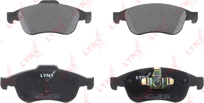 Тормозные колодки LYNXauto передние для Renault Fluence I 2010-2017. Артикул BD-6317