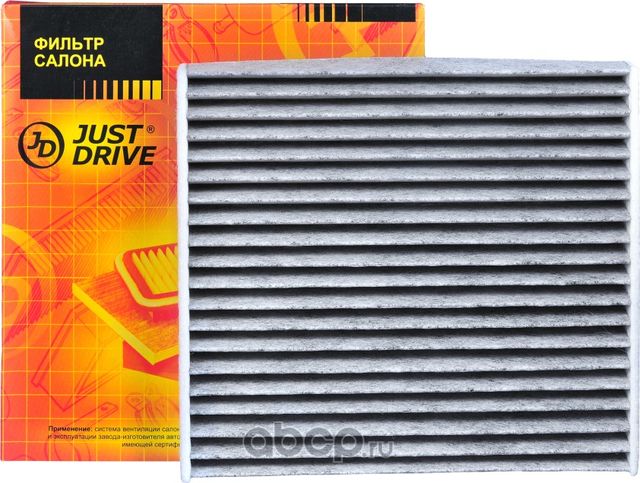 Фильтр салона угольный антибактериальный (Just Drive). Артикул JDAC108CA